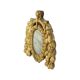 Small Antique Weathered Mirror Gilded Wood 19th Century