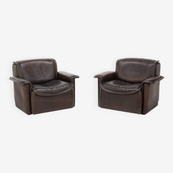 Pair of DS12 Lounge chairs by De Sede, Switzerland 1970s