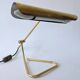 Rare Midcentury Brass Table or Desk Lamp OMI, Office or Bank, Germany, 1970s
