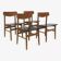 Set of 4 Scandinavian teak chairs, Sweden, 1960.