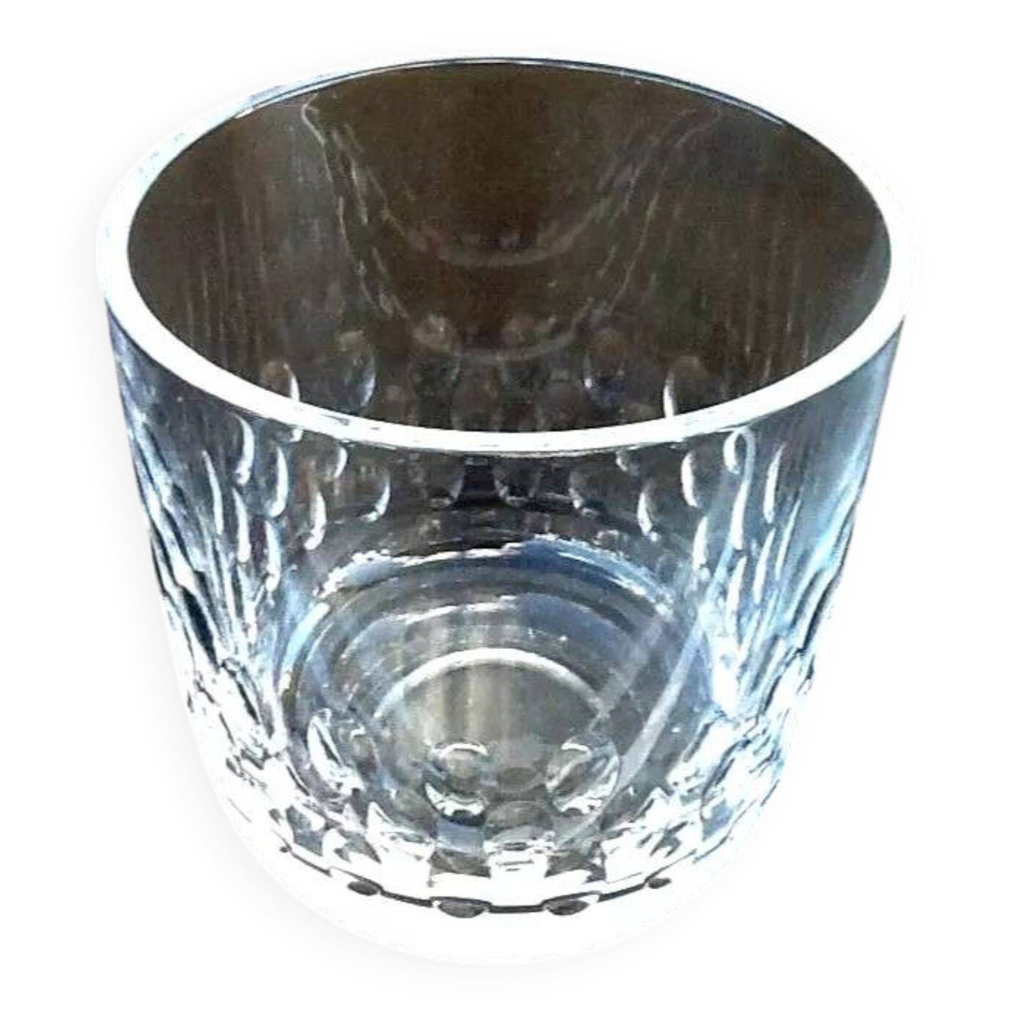 1970s Large Cristal d'Arques ice bucket, "Ovation" model