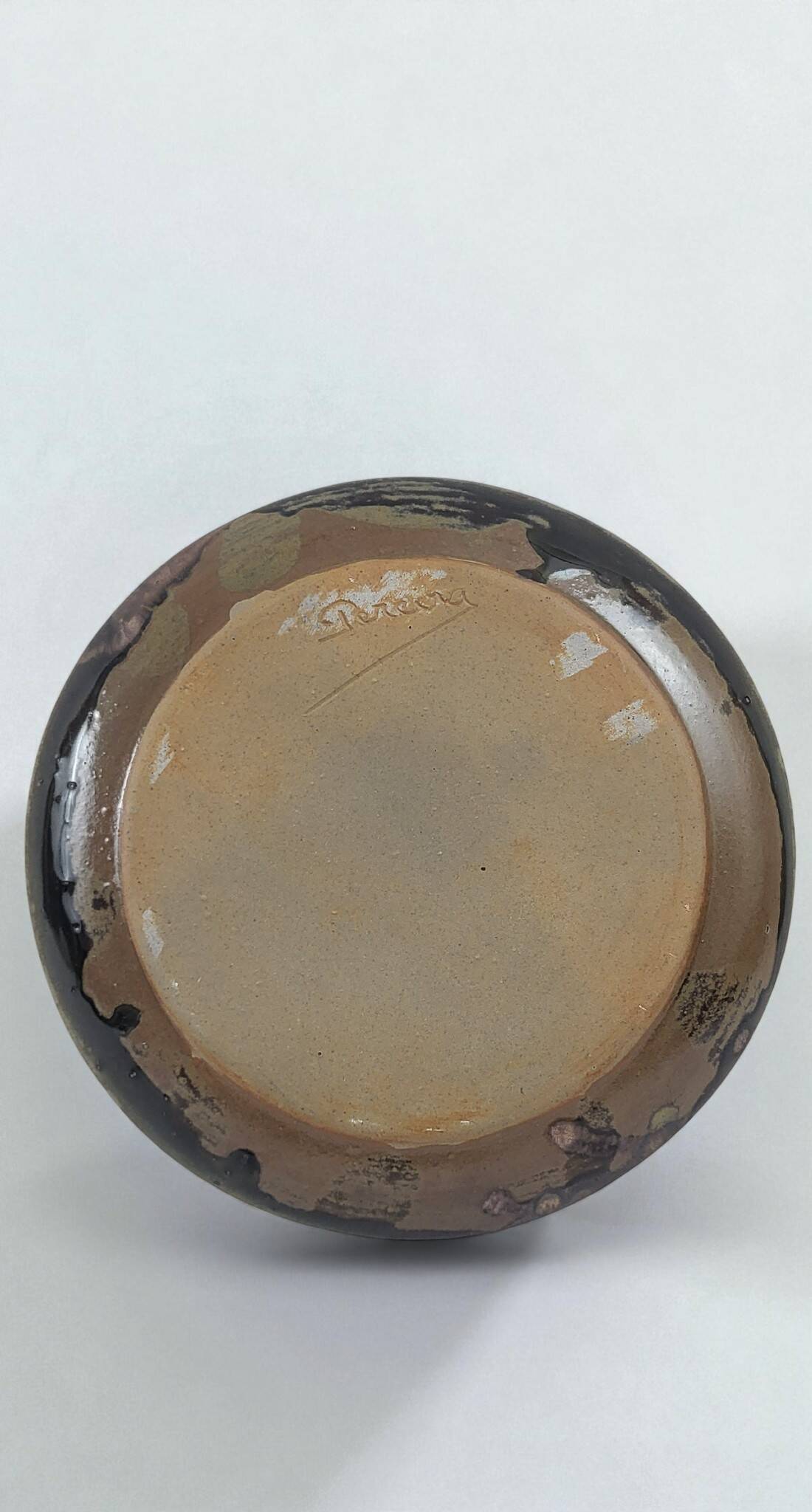 Stoneware plates by Francisco Pereira, Puisaye