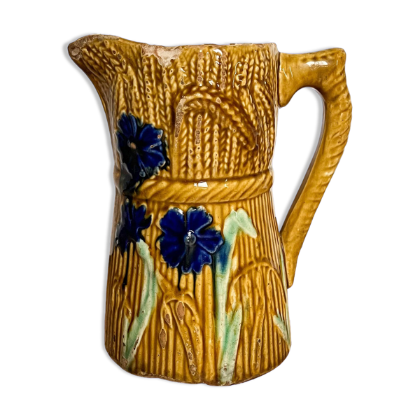 Carafe à eau décorative en céramique peint