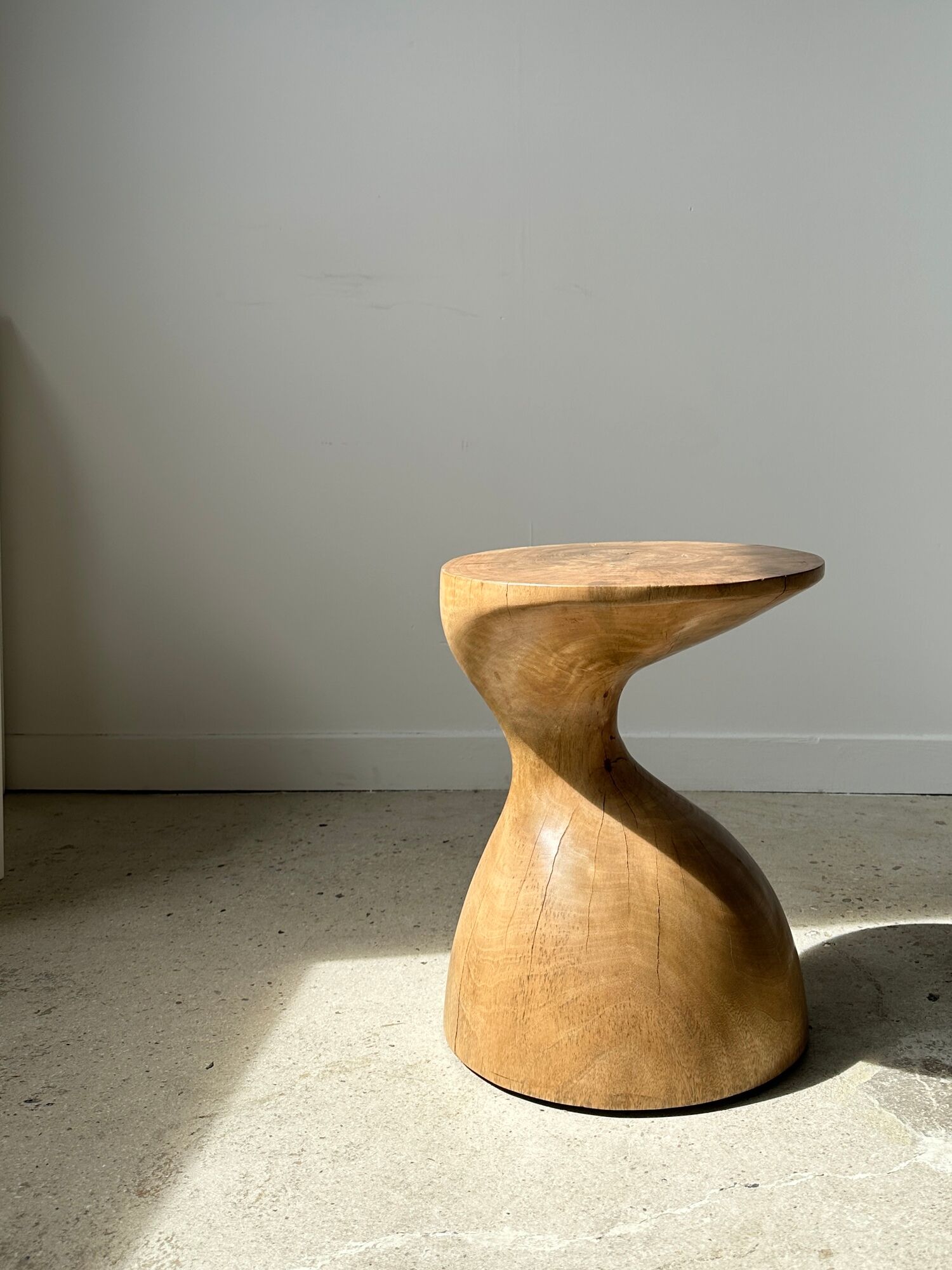 Solid wood sofa end