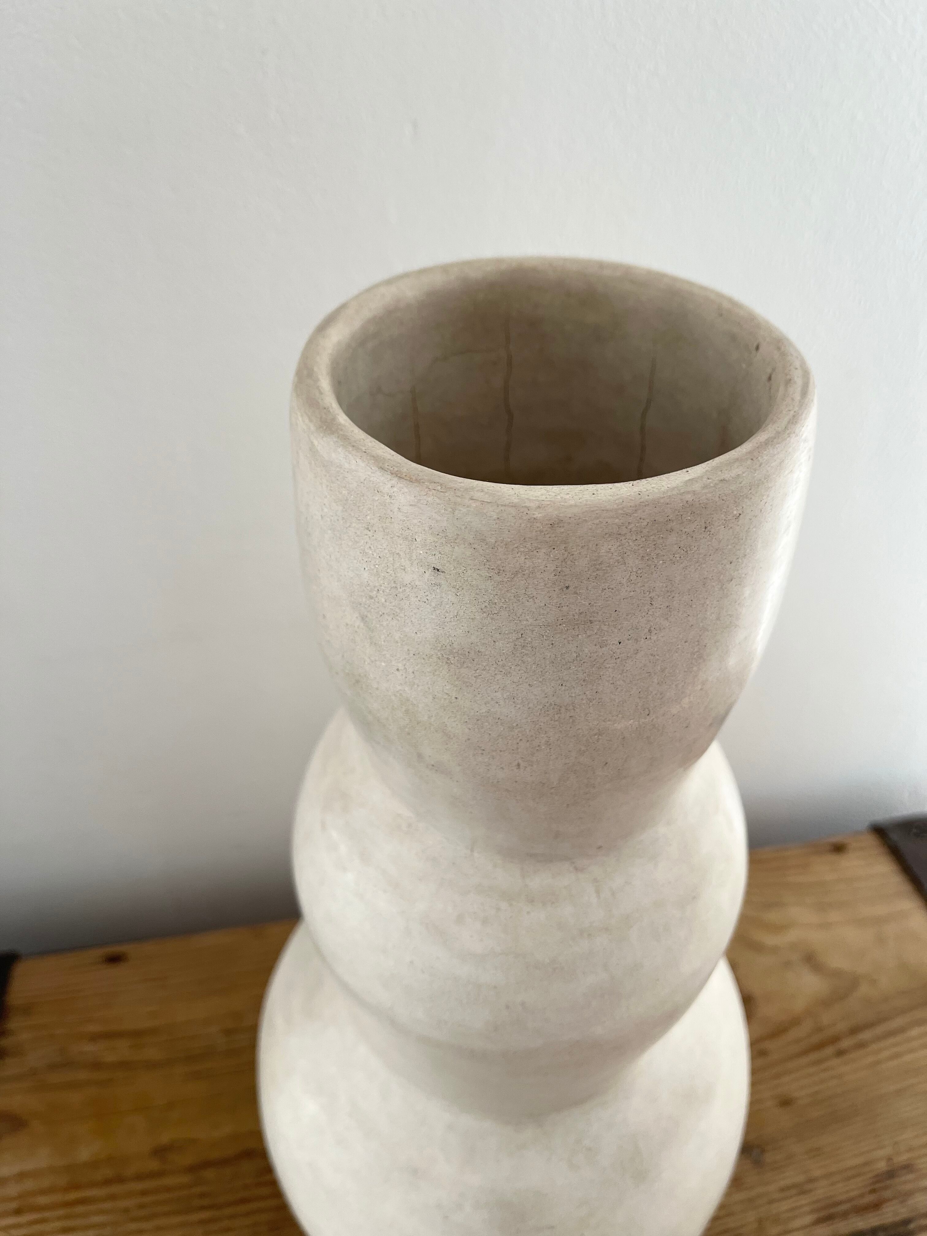 Moroccan vase tadelakt