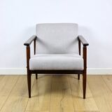 Vintage Loft armchair 1970s light brown - light grey