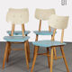 Set of 4 vintage chairs edited by Ton, 1960