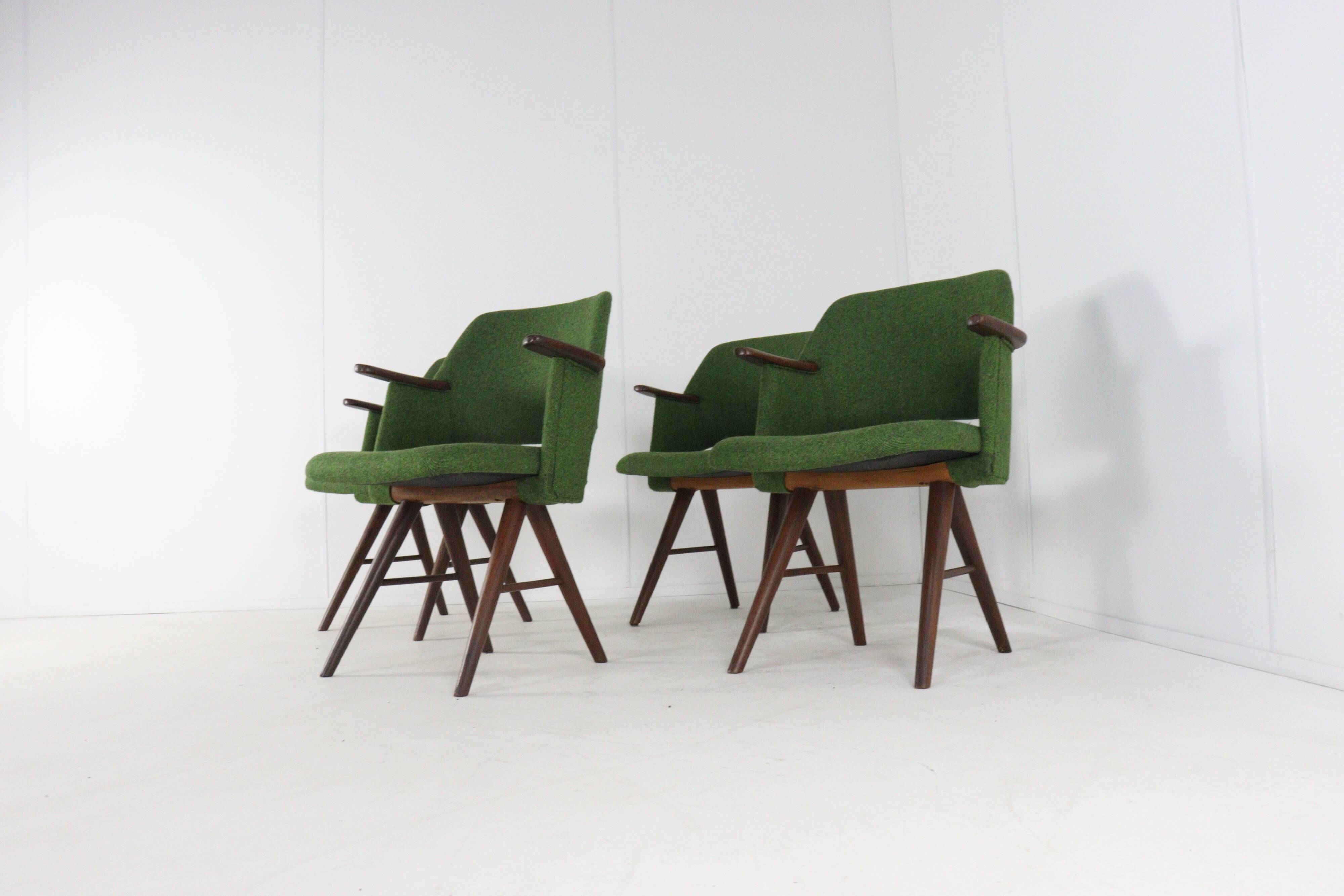 Set of 4 Pastoe FT30 chairs - fully restored - dutch design