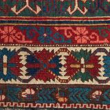 Antique Caucasian Tribal Rug - Handwoven