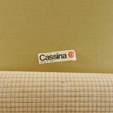 Maralunga 3-seat Sofa in beige by Vico Magistretti for Cassinaa, Italy