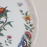 Dish (pie) Sarreguemines Rouen decor