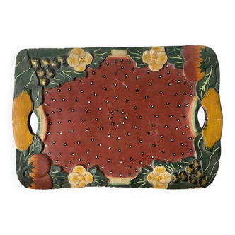 Handcrafted wooden tray