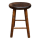Solid stained pine stool