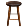 Solid stained pine stool
