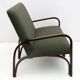 Art Dèco Italian Green Bouclè Two Armchairs and Small Sofa, 1930s