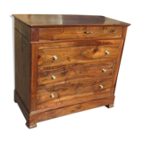 Chest of drawers L.Philippe in solid walnut
