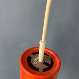 Vintage orange Raak cone pendant lamp