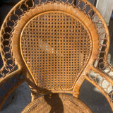 Vintage rattan chair chair