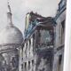 Painting table Montmartre Paris Raymond Besse