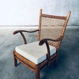 Modernist Easy Chair attributed to Bas van Pelt, Netherlands, 1930s