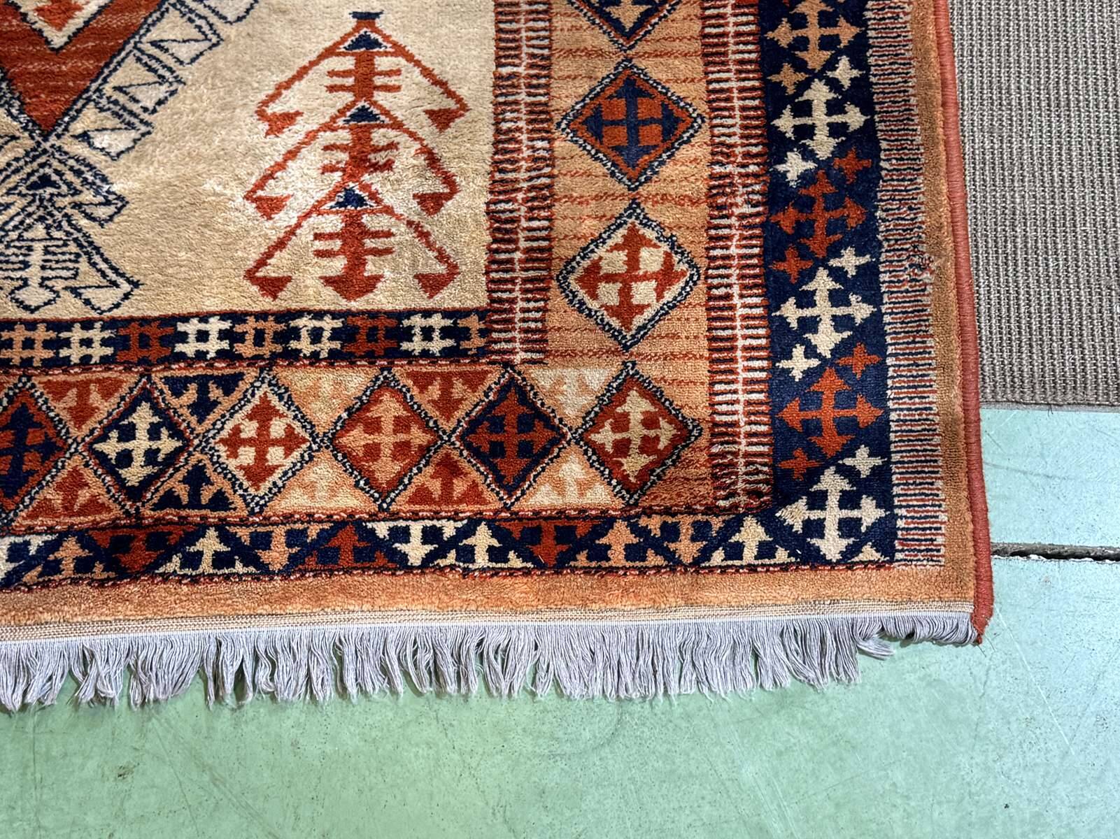 Handmade wool Persian carpet