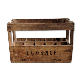 Casier à bouteille vintage SNCF