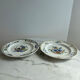 Longchamp hand-painted. Set of 2 flat plates.