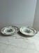 Longchamp hand-painted. Set of 2 flat plates.