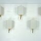 Set of five Mid-century sconces in Stilnovo manner. Italy 1950s