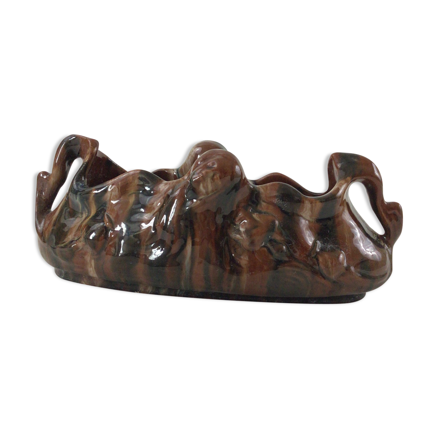 Planter attributed to clément massier - vallauris