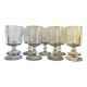 9 Baccarat crystal wine glasses, Athenian engraving