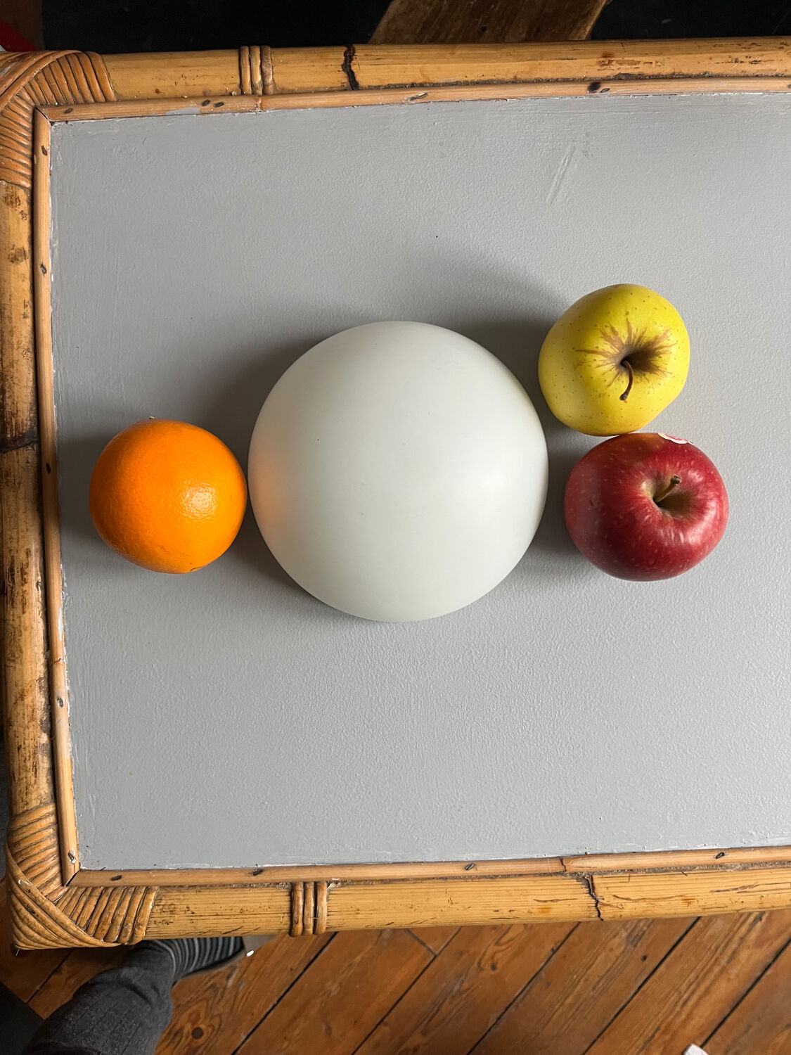 Baby matte opaline ceiling light minimalist