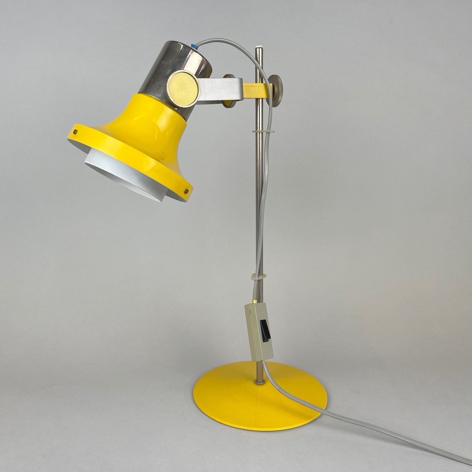 Vintage Table Lamp by Pavel Grus for Kamenický Šenov, Czechoslovakia, 1960's