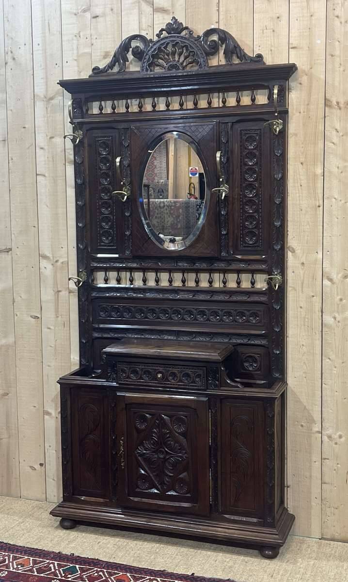 Breton chestnut wardrobe from the 1930s