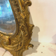 Mirror rocaille style Louis XV in wood and gilded stucco XX century