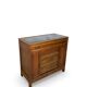 Commode de style Art Déco en bois de cerisier et noyer.