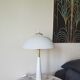 1980s vintage mushroom lamp in brass