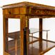 Small Biedermeier / Louis-Philippe display cabinet in walnut and birch 1840-1860