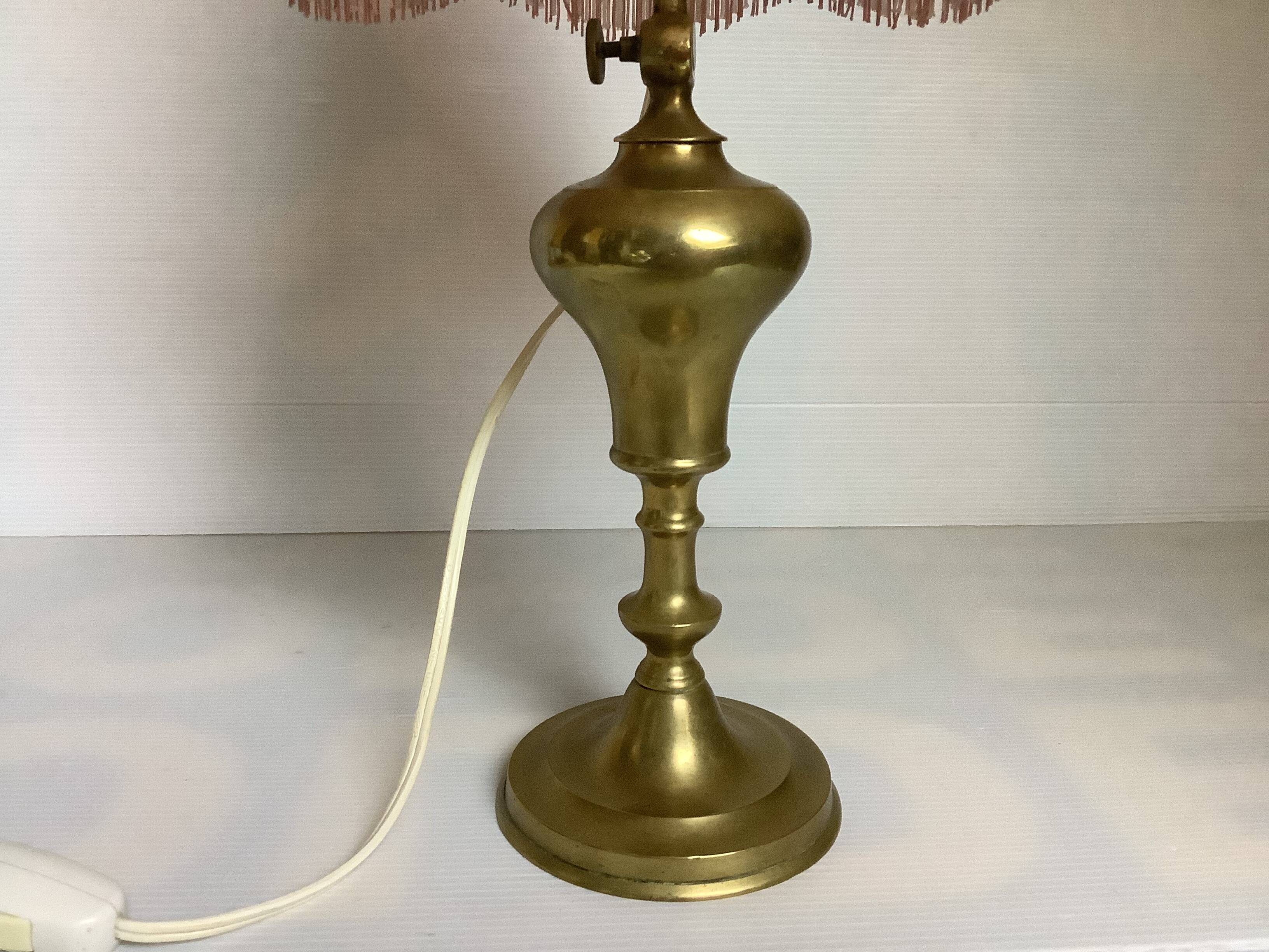 Old brass lamp