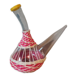 Vintage pink scoubidou carafe