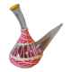 Vintage pink scoubidou carafe