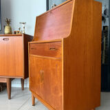 Vintage Jentique teak secretary desk