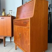 Vintage Jentique teak secretary desk