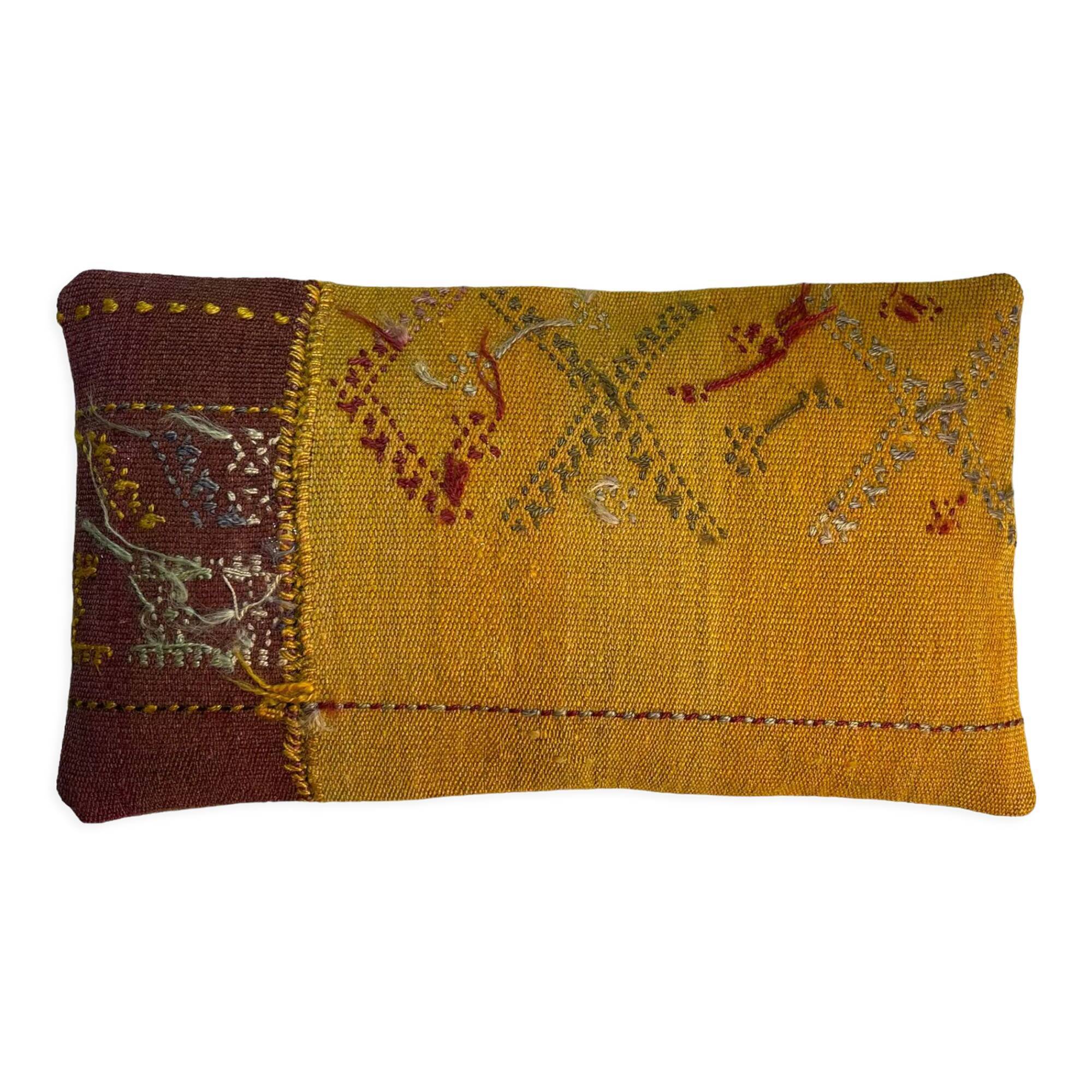 Vintage turkish Kilim cushion cover 30x50cm