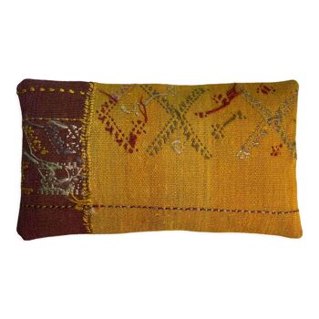 Vintage turkish Kilim cushion cover 30x50cm