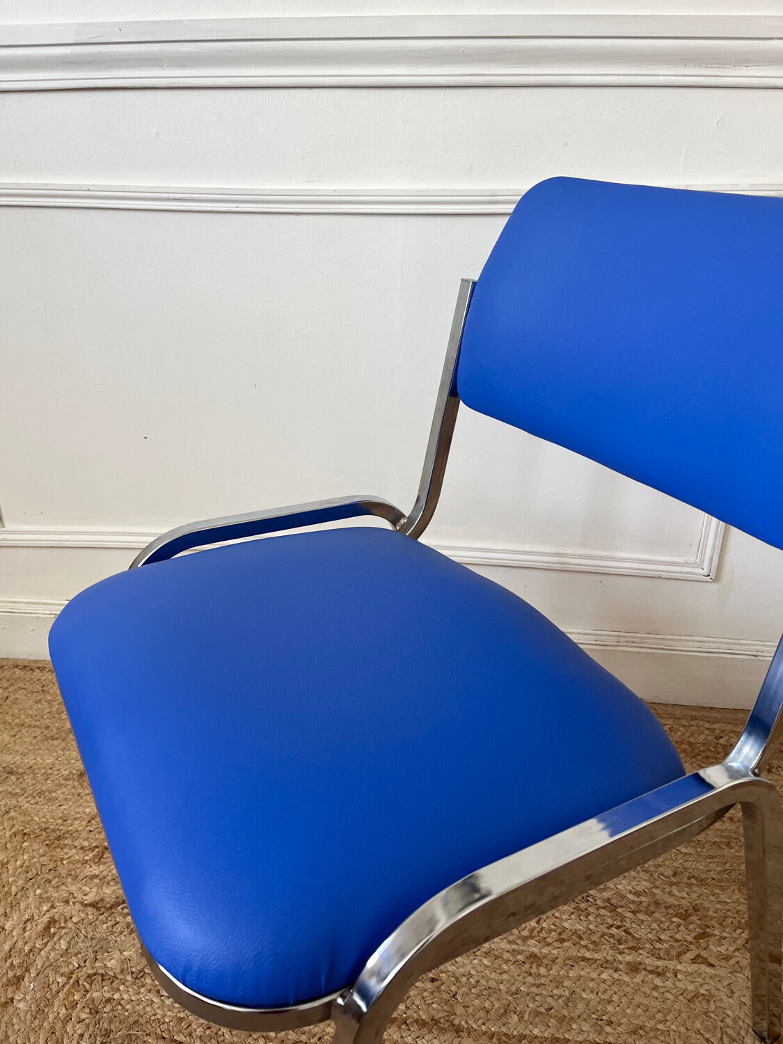 Vintage faux leather chair