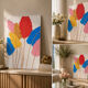 Life Splashes Textured Painting handmade 60x80cm signed with frame