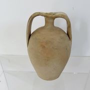 Jar, amphora, vase, in terracotta with handles, southern France, 1950