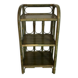 Rattan bedside table