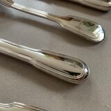 Set 6 silver cutlery Christofle chinon model